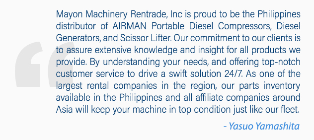 Airman Authorised Distributor in the Philippines Statement
